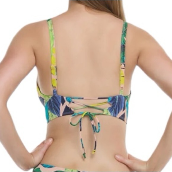 BODY GLOVE MANOA FALLS Olivia D-F cup swim bikini top Nightfall NWT - Picture 4 of 10